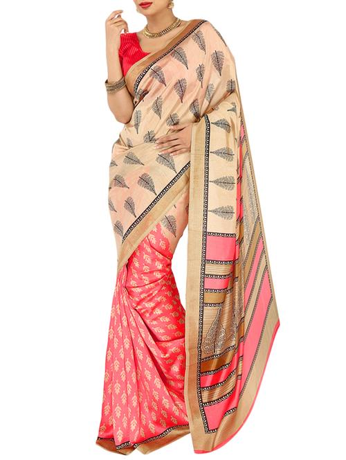 multicolor art silk saree - 9882837 - Very Small Image - 1