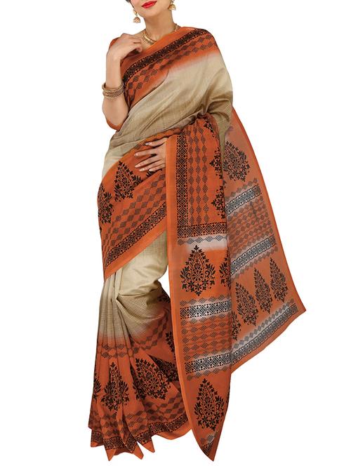 multicolor art silk saree - 9882840 - Very Small Image - 1