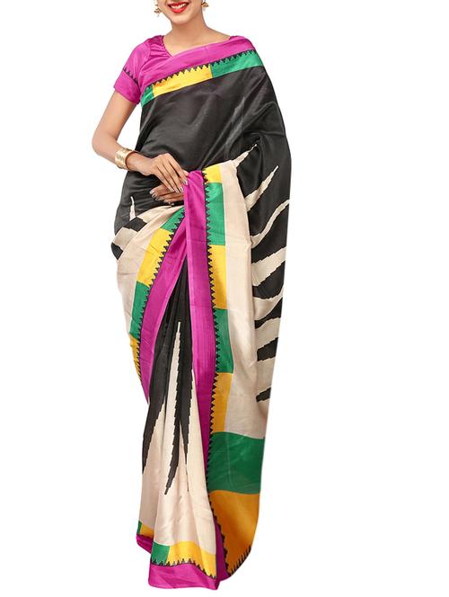 multicolor art silk saree - 9882851 - Very Small Image - 1