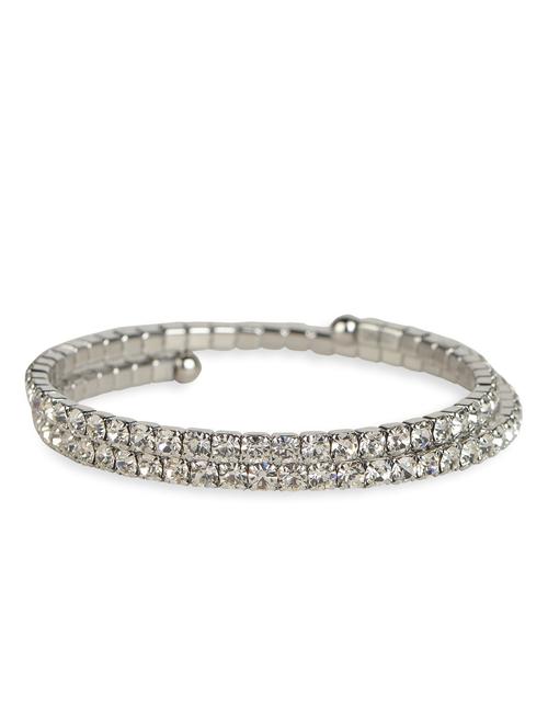 crystal studded spiral bracelet - 989538 - Very Small Image - 1
