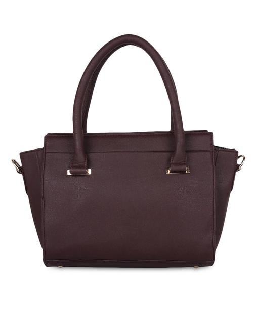 brown colour leatherette bag - 9900231 - Very Small Image - 1