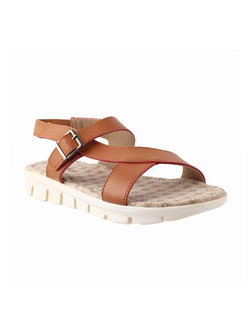 tan leatherette sandals - 9900863 - Very Small Image - 1