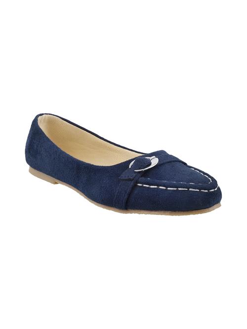blue leatherette ballerina - 9904157 - Very Small Image - 1