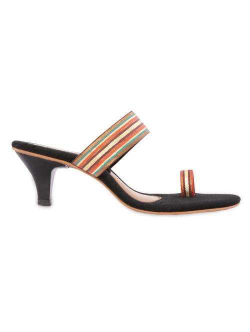 multi colored leatherette sandals - 991643 - Very Small Image - 1