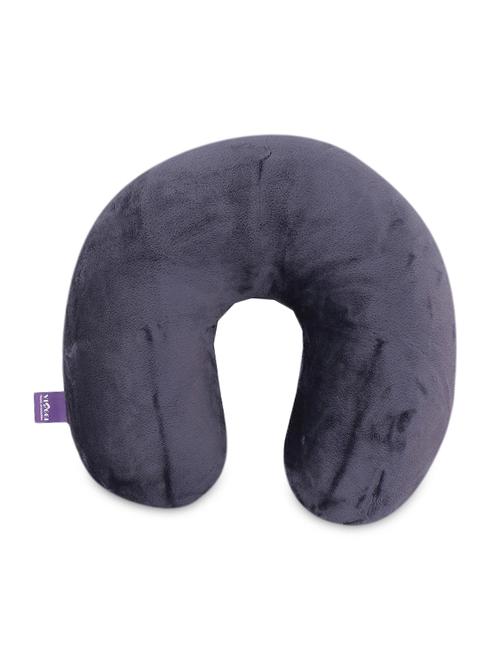 inflatable neck pillow with fleece - 992062 - Very Small Image - 1