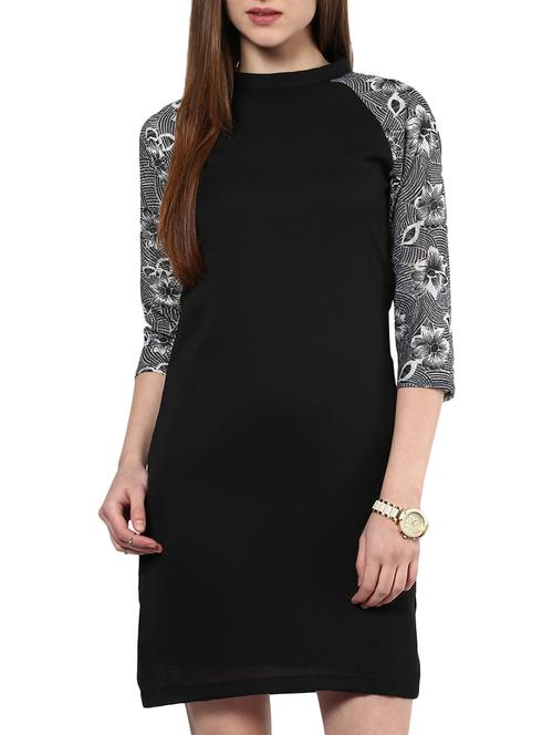 the vanca monochrome floral print sheath dress - 9932815 - Very Small Image - 1