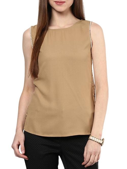 overlap laced back top - 9932831 - Very Small Image - 1