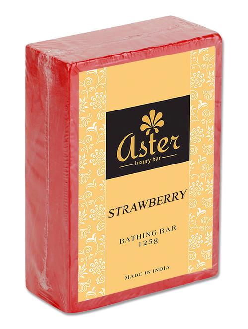 strawberry bathing bar 125g - pack of 6 - 9937229 - Very Small Image - 1