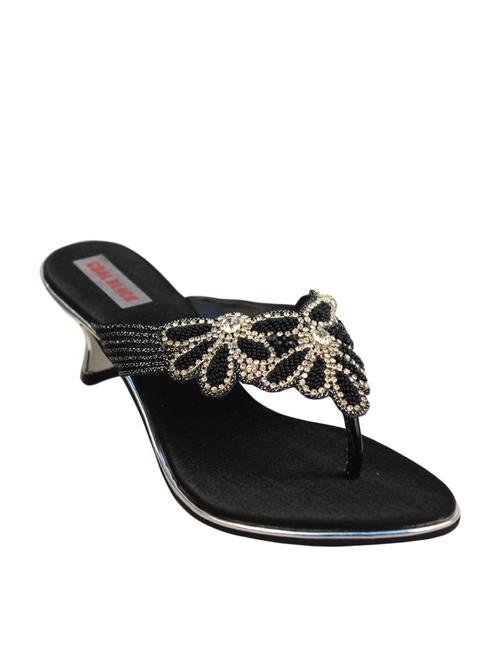 black leatherette sandals - 9938126 - Very Small Image - 1