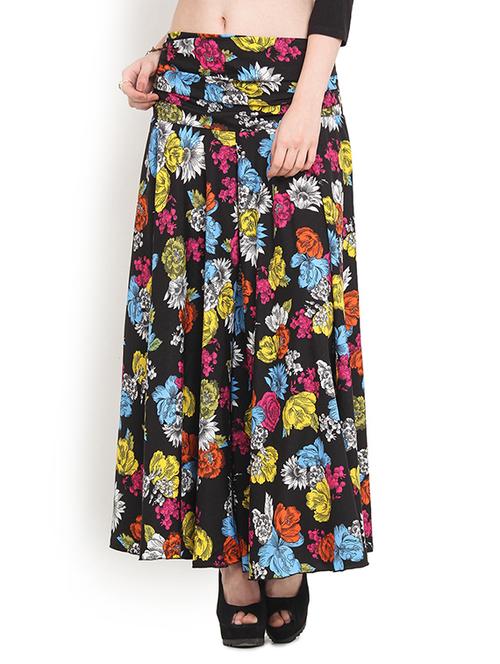 black polyester palazzos - 9947709 - Very Small Image - 1