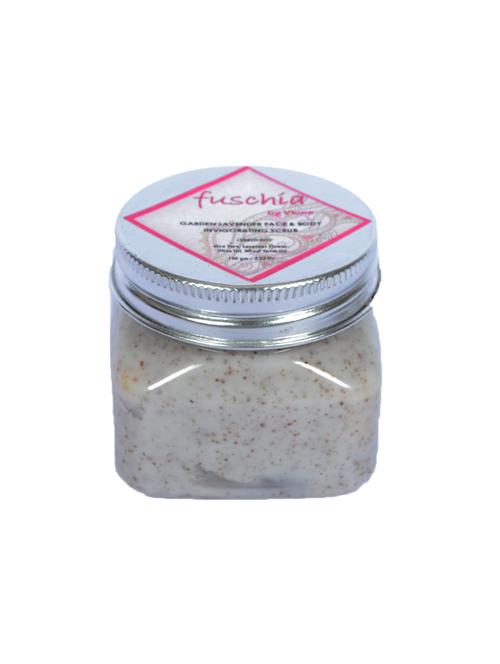fuschia - garden lavender - face & body invigorating scrub - 9948284 - Very Small Image - 1