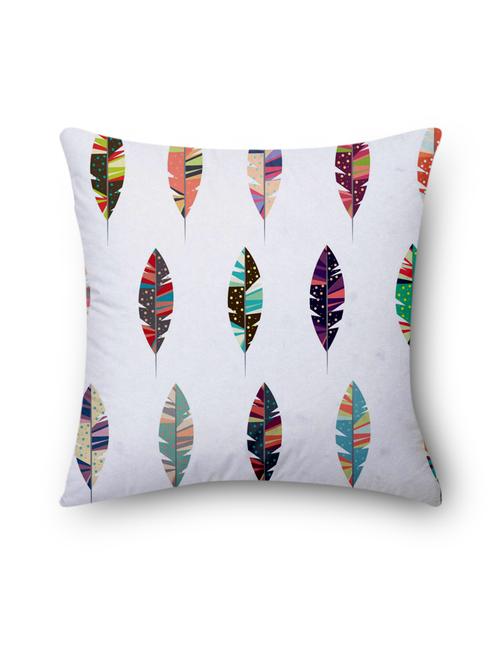 multicolored set of 2 polyester cushion cover - 9957235 - Very Small Image - 1