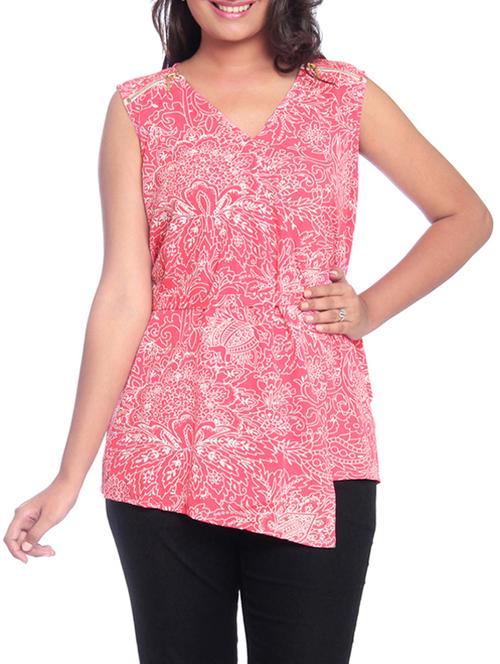 dark red polyester top - 9960593 - Very Small Image - 1