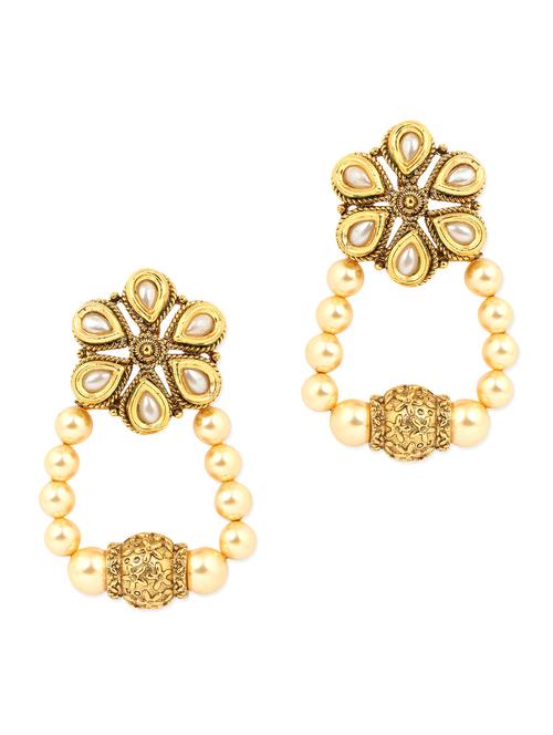yellow copper earring - 9968380 - Very Small Image - 1