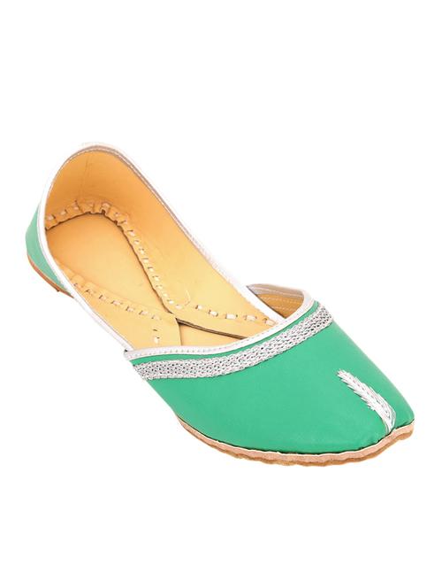green leather jutis & mojaris - 9969346 - Very Small Image - 1