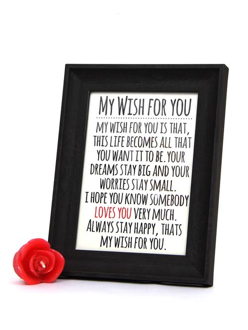 valentine gift with wishful black photo frame gifts110322 - 9969968 - Very Small Image - 1