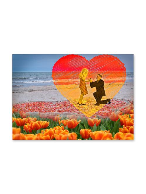 red valentine couple poster - 9972803 - Very Small Image - 1