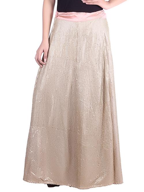 gold, pink chiffon skirts - 9973763 - Very Small Image - 1