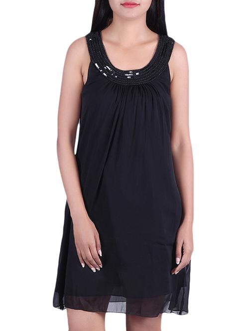 black chiffon dress - 9973780 - Very Small Image - 1