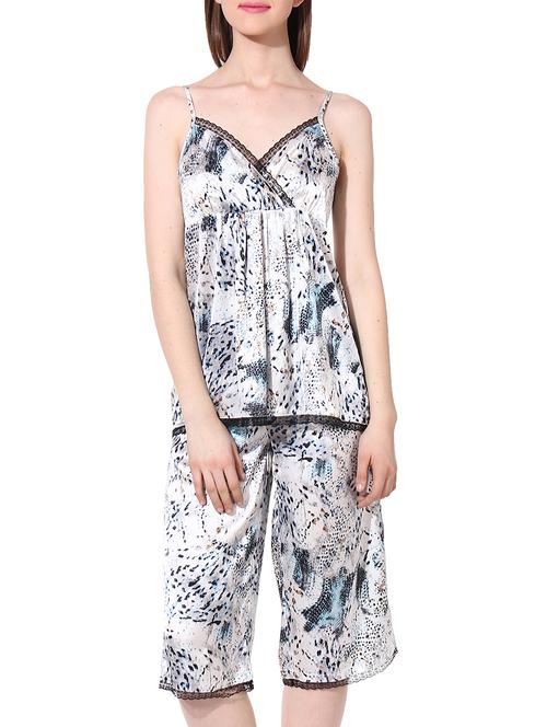 multi colored polyester nightwear set - 9979604 - Very Small Image - 1