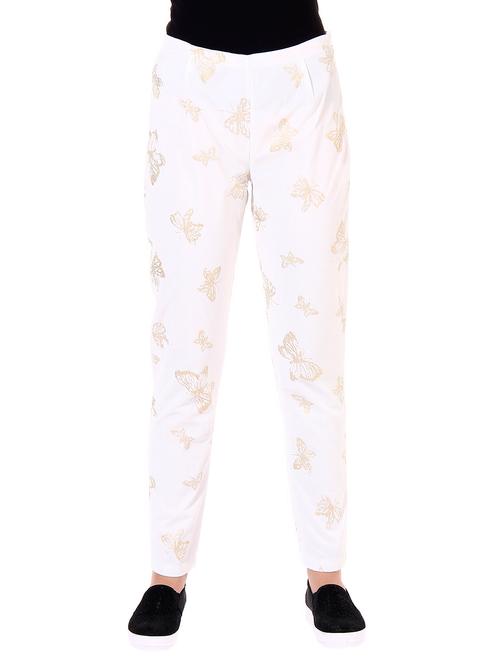 white polyester trousers - 9979619 - Very Small Image - 1