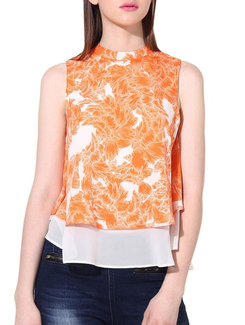 orange polyester top - 9979624 - Very Small Image - 1