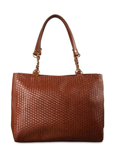 brown leatherette handbag - 9980655 - Very Small Image - 1