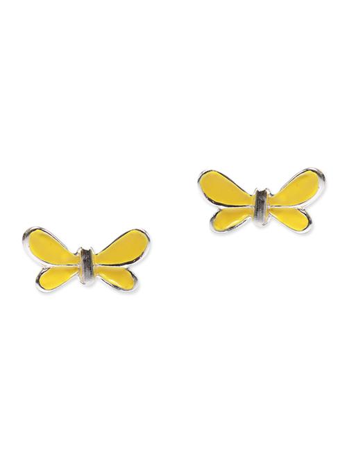 yellow silver earring - 9980683 - Very Small Image - 1
