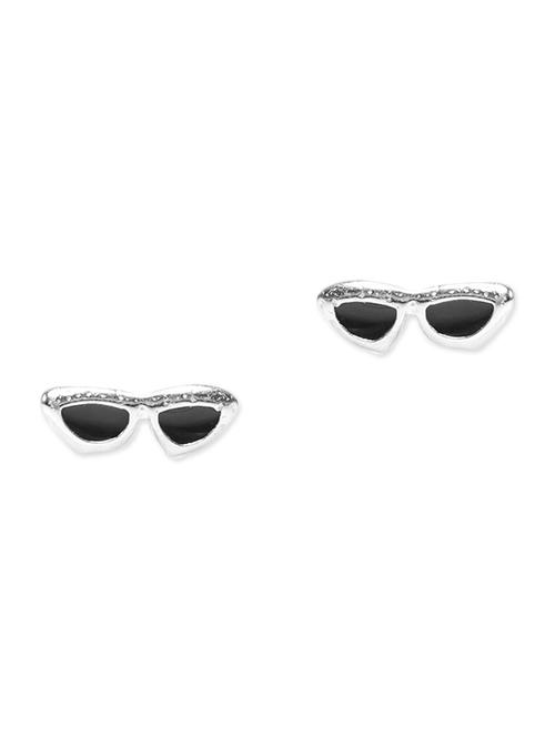 black silver earring - 9980684 - Very Small Image - 1