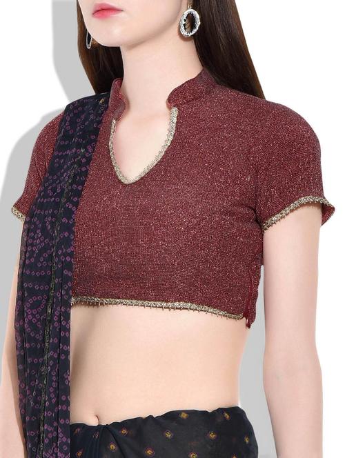 red art silk blouse - 9998843 - Very Small Image - 1