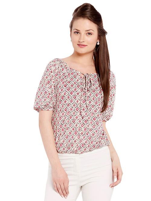 viscose pink colored top - 9998921 - Very Small Image - 1