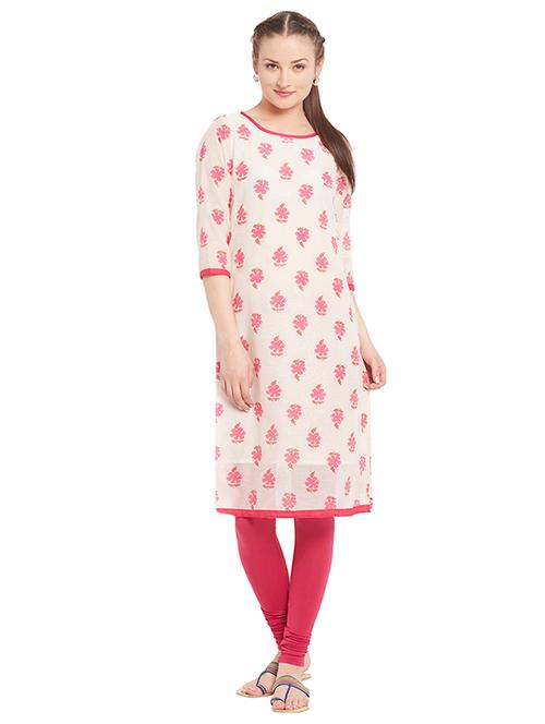 chanderi white colored kurta - 9998939 - Very Small Image - 1