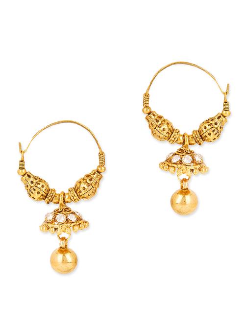 golden metal alloy earring - 9999935 - Very Small Image - 1