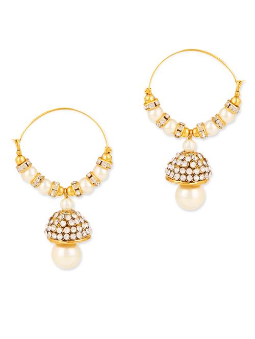 golden metal alloy earring - 9999938 - Very Small Image - 1