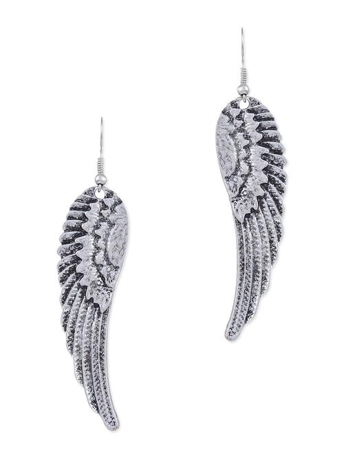 silver metal alloy earring - 10000438 - Very Small Image - 1