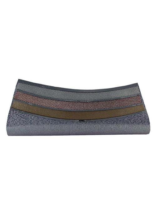 purple leatherette clutch - 10011168 - Very Small Image - 1