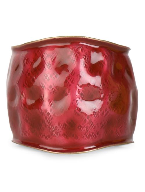 red color metal brass  designer bangles - 1001613 - Very Small Image - 1