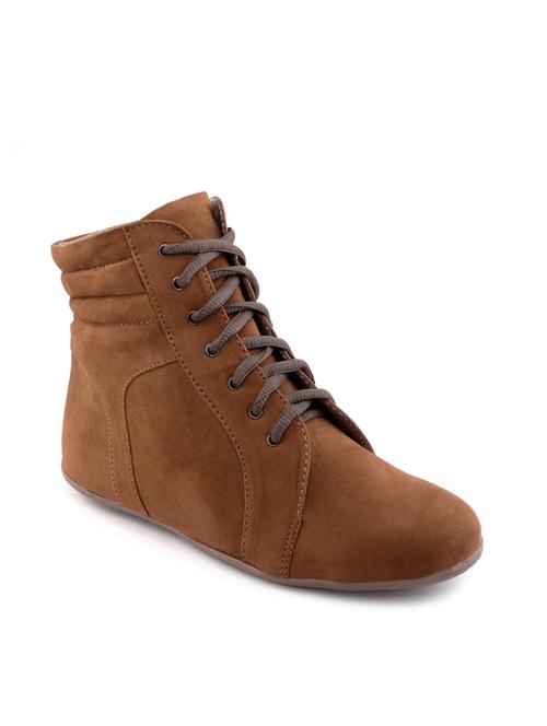 beige suede boots - 10034395 - Very Small Image - 1