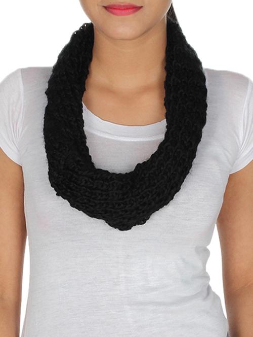 black acrylic scarf - 10038203 - Very Small Image - 1
