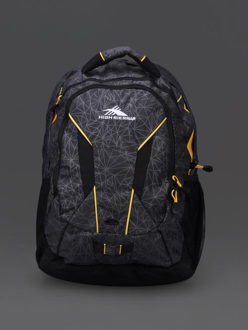 printed grey polyester backpack - 1003870 - Very Small Image - 1