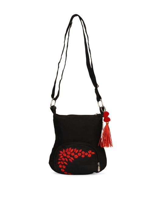 Black small sling bag - 10044 - Very Small Image - 1