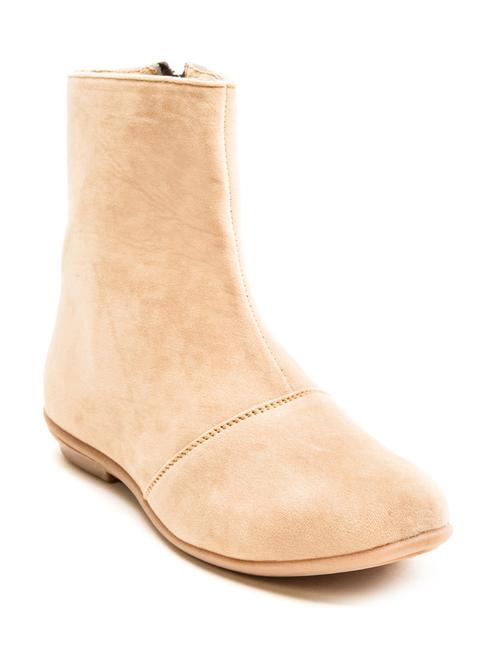 nude suede ankle  boot - 10051510 - Very Small Image - 1