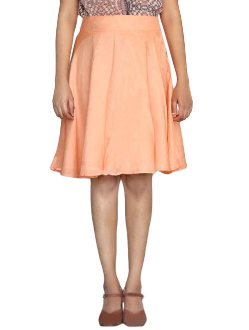 pink viscose skirts - 10064674 - Very Small Image - 1