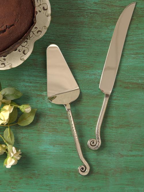 spiral pie server with knife - 1006617 - Very Small Image - 1