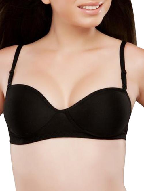 black cotton bra - 10071719 - Very Small Image - 1