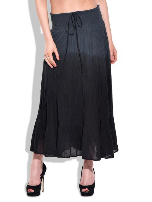 black cotton skirts - 10075840 - Very Small Image - 1