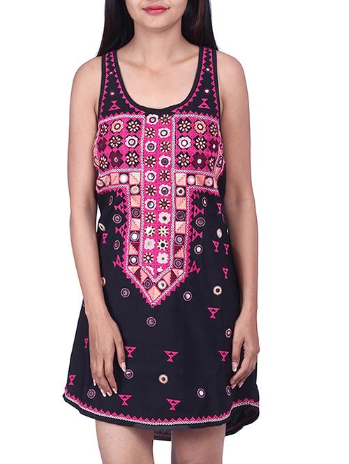 black kurta - 10077345 - Very Small Image - 1