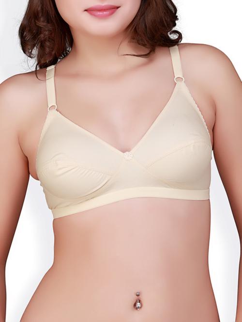 skin colored cotton bra - 10078105 - Very Small Image - 1