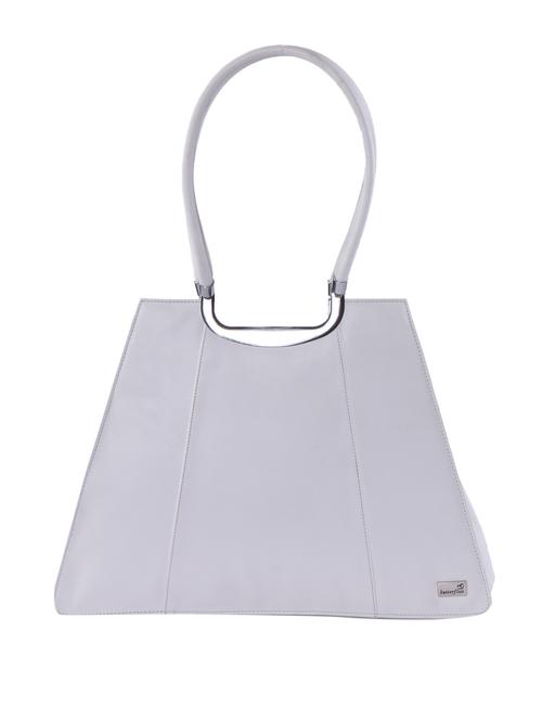 white structured  plain handbag - 1008138 - Very Small Image - 1