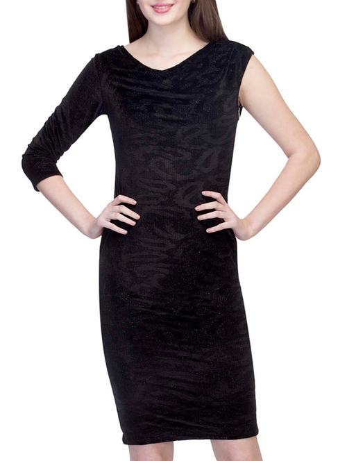 black velvet sheath dress - 10081687 - Very Small Image - 1